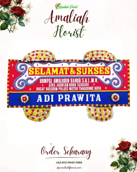 Papan Bunga Ucapan Selamat Bies